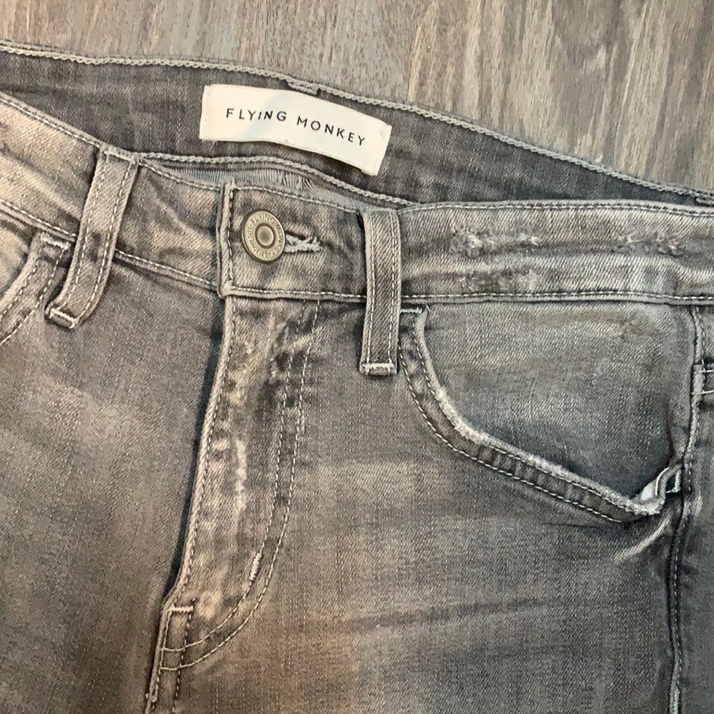 Flying monkey skinny jeans!